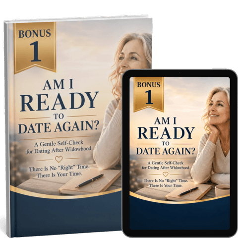 Am I Ready to Date Again gentle self-check mockup