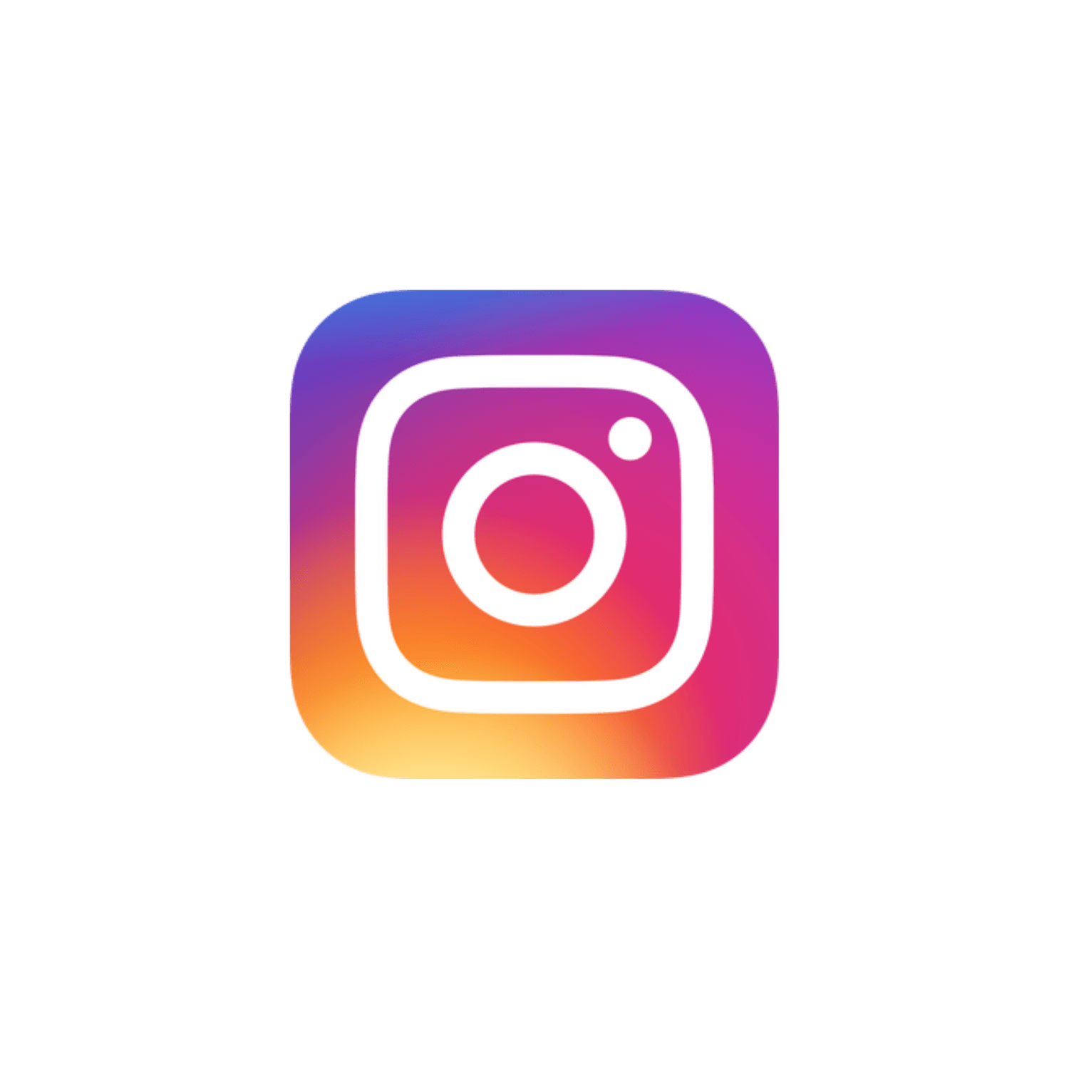 Pink and orange Instagram logo.