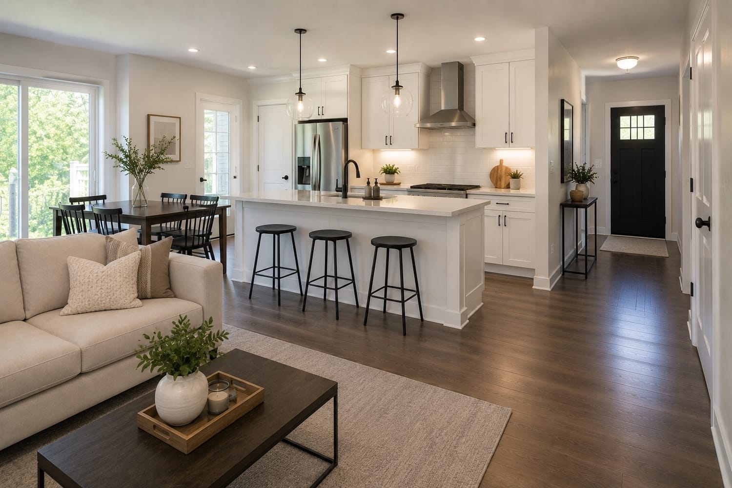 Bright clean home representing Veri Gleam residential cleaning services in NYC