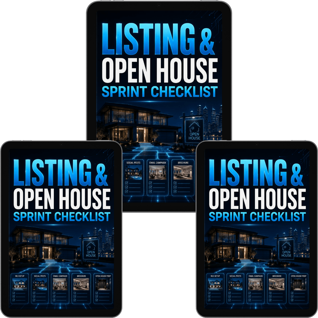 Listing and Open House Sprint Checklist