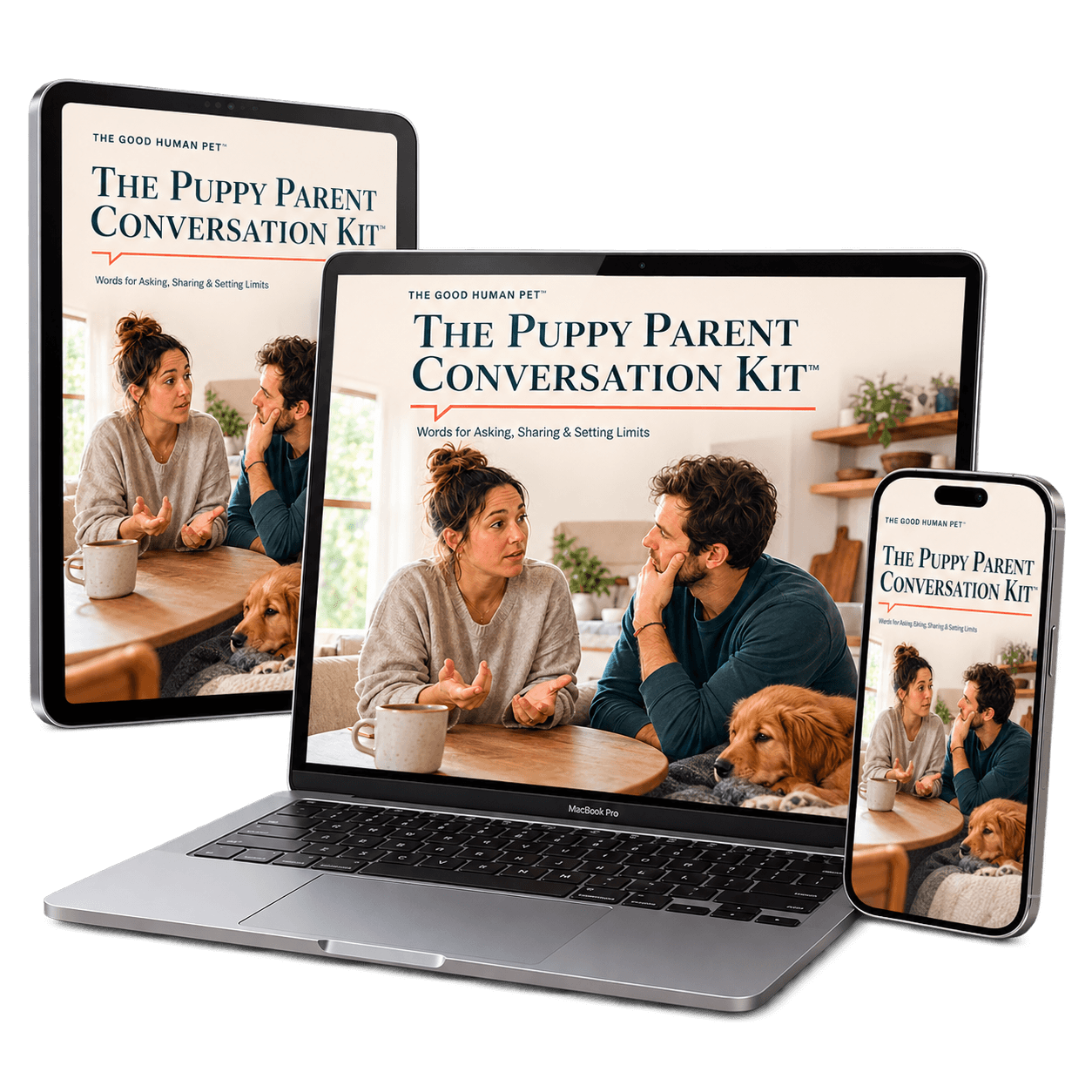 The Puppy Parent Conversation Kit digital product mockup