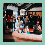 group of people networking