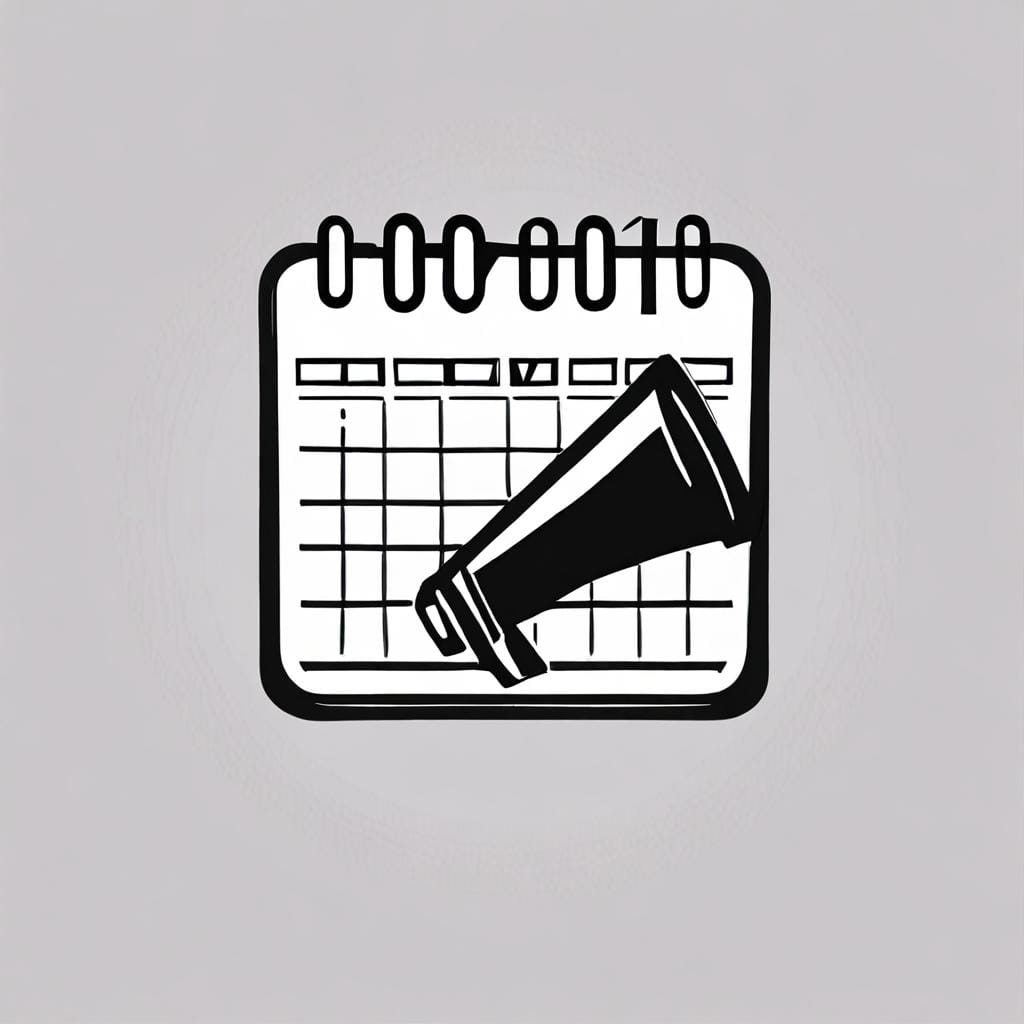 megaphone calendar