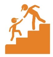 growth steps icon