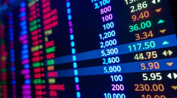 Cours d'actions à dividende en bourse