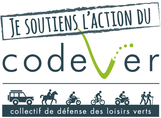 Logo CODEVER, Collectif de défense des loisirs verts