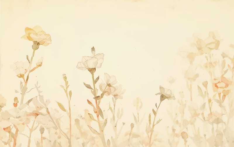 watercolor nostalgic vintage film illustration