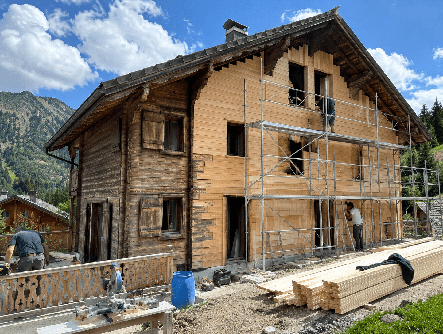 Rénovation de chalets