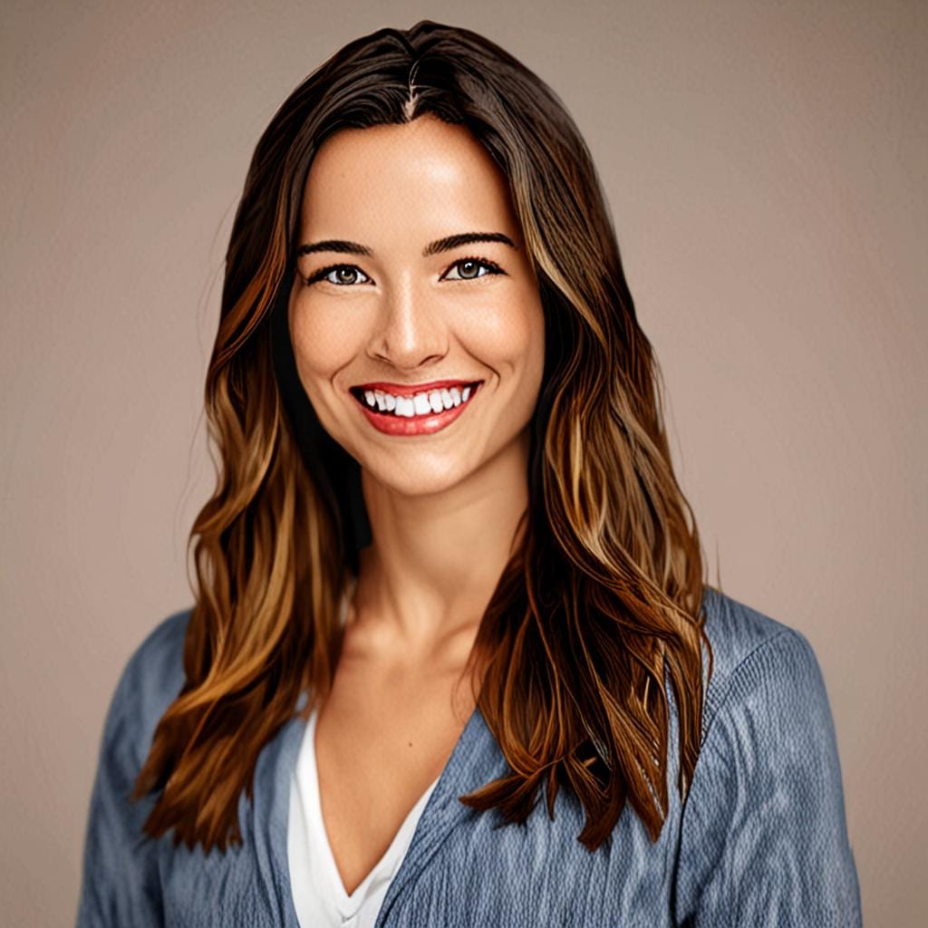 smiling woman portrait
