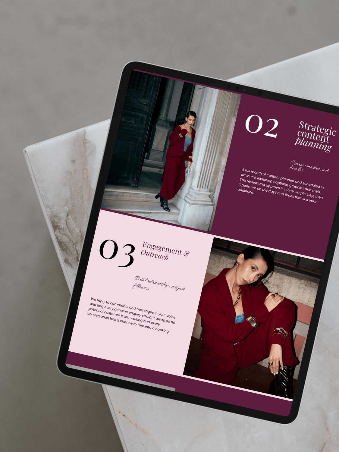 Tutor website template mock-up