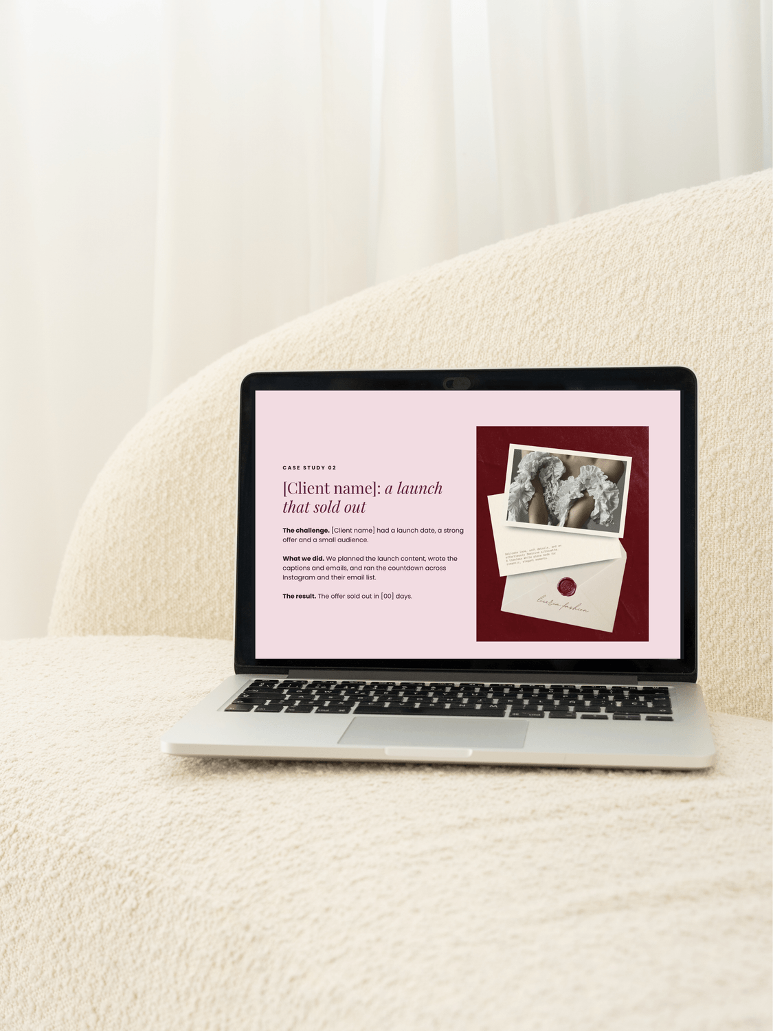 Tutor website template mock-up