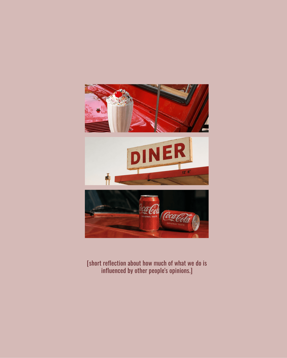 Pink social media managers website template mock-up