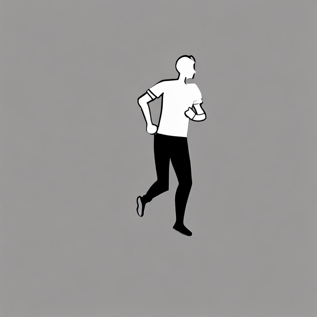 tired runner icon