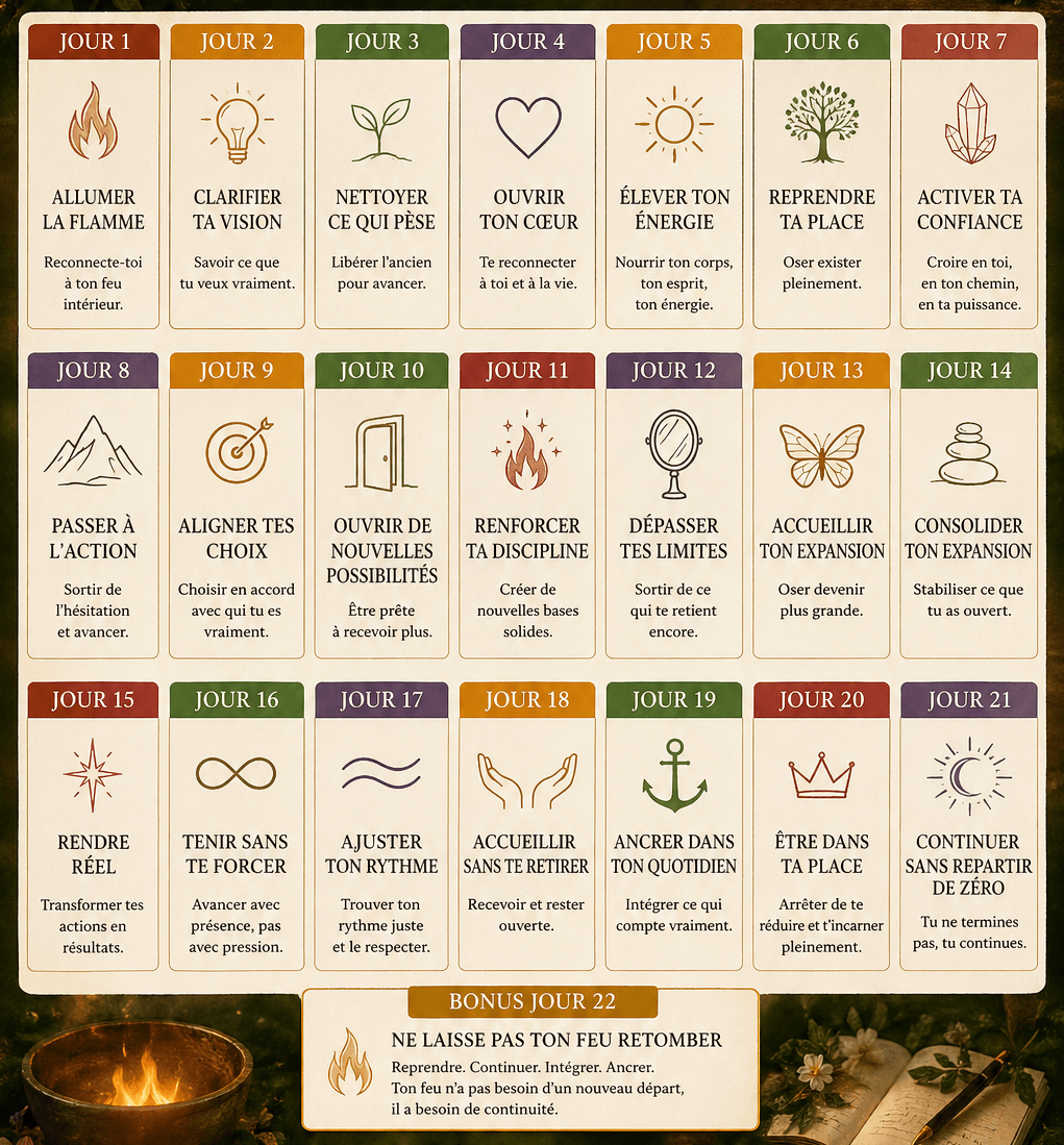 Calendrier 21 Jours Beltane