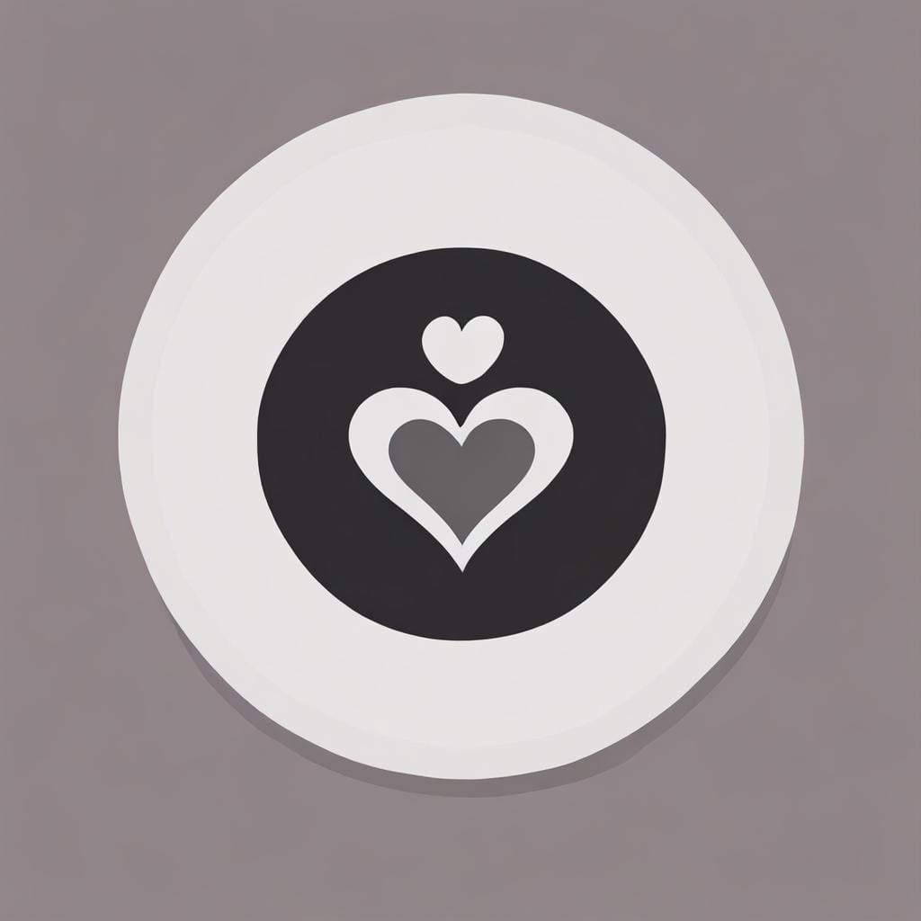 emotional balance heart icon