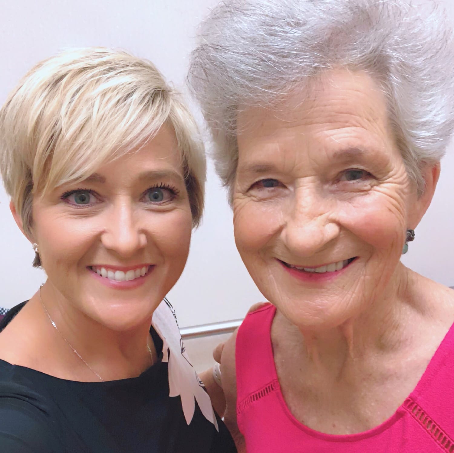 Michelle and her mother