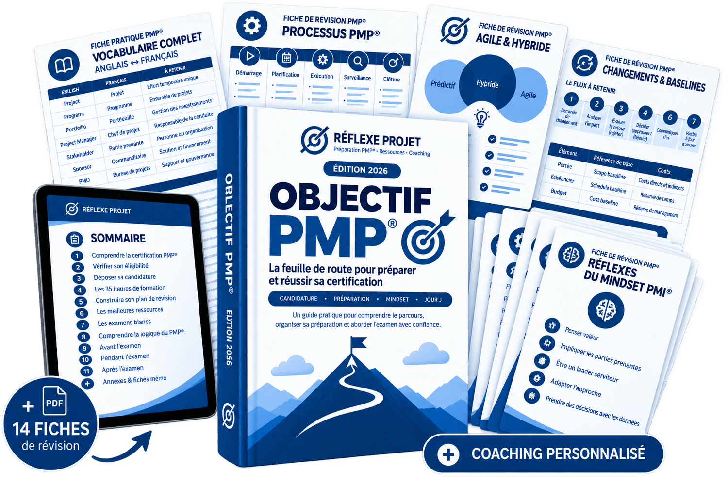 E-book et fiches de révision pour préparer la certification PMP