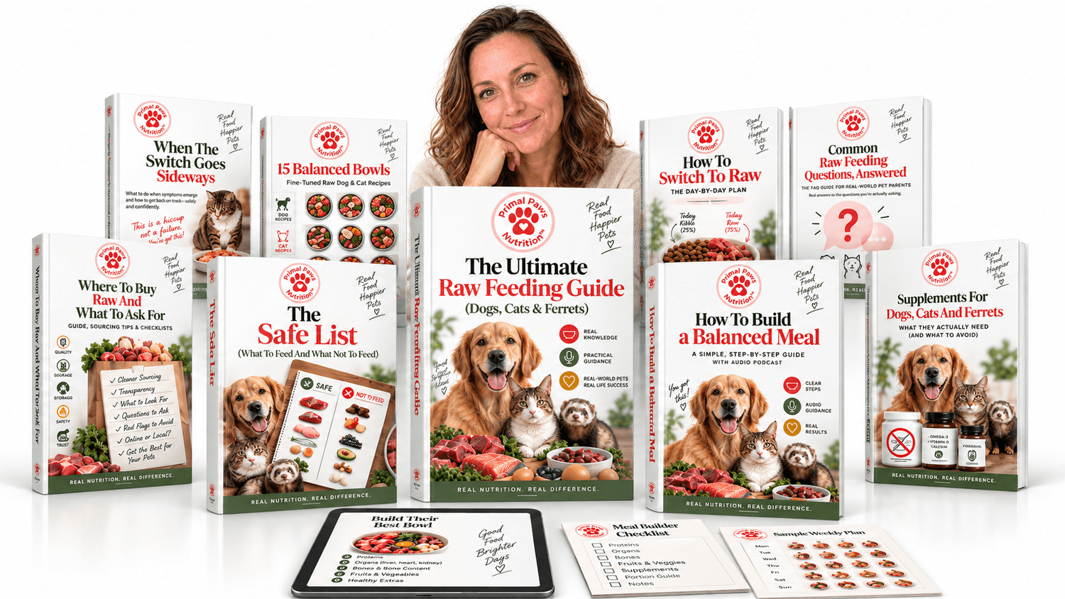 Barbara Larson with The Primal Paws Raw Feeding Kit