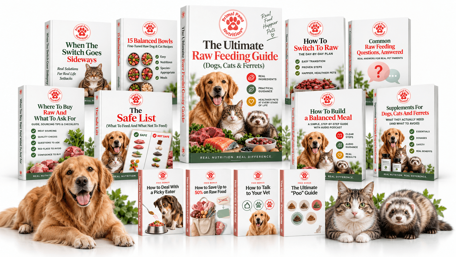 The complete kit for dogs, cats and ferrets