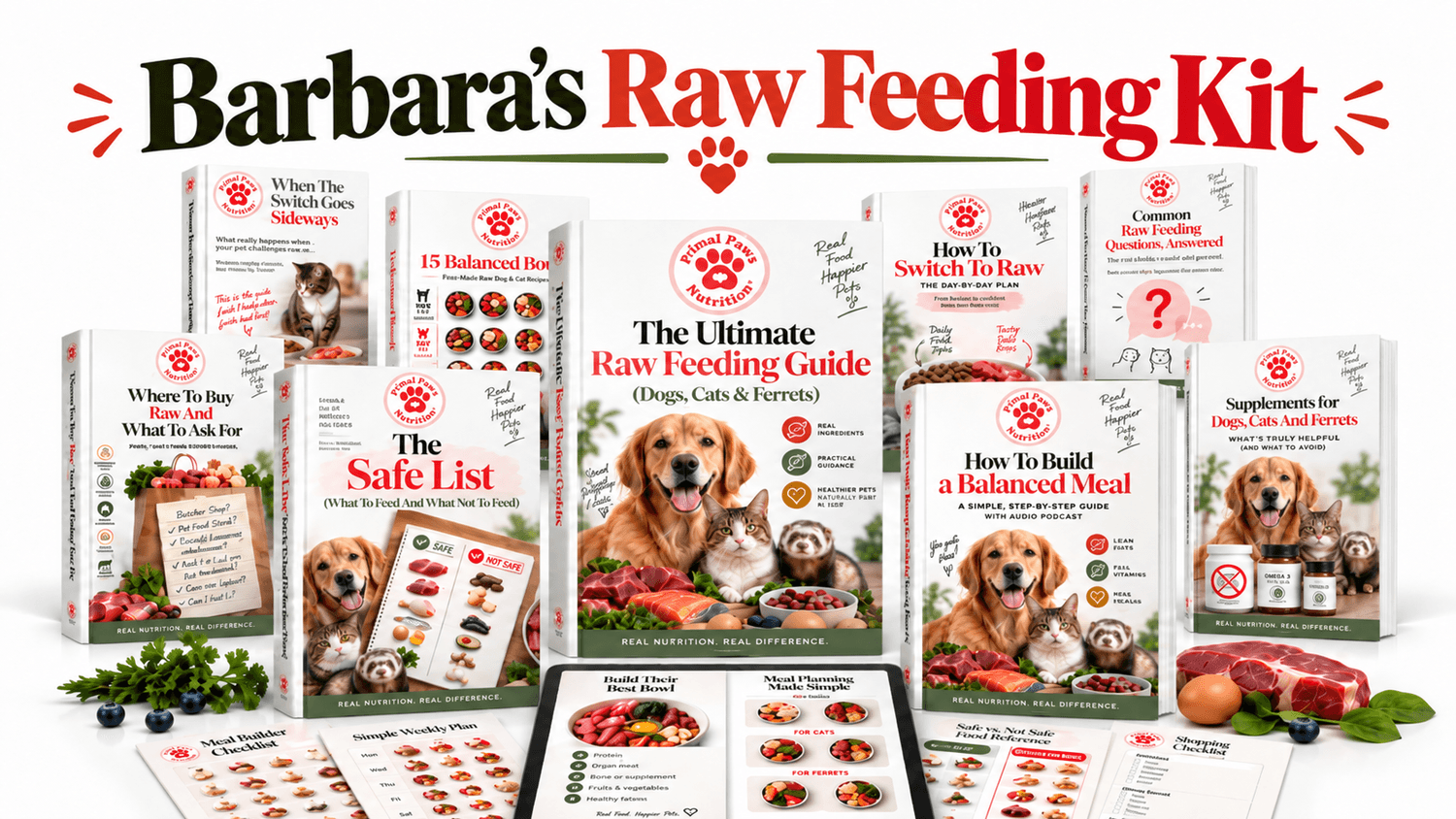 The Primal Paws Raw Feeding Kit
