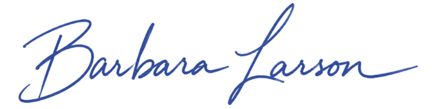 Barbara Larson signature