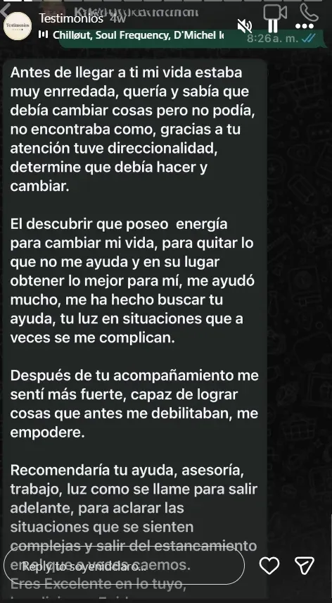 Testimonio de una participante de Nudos Invisibles