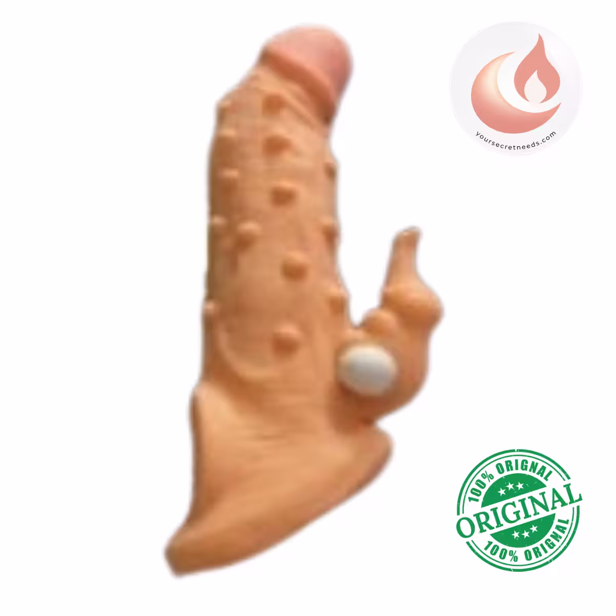 Elephant 9-Inch Textured Realistic Stimulator
