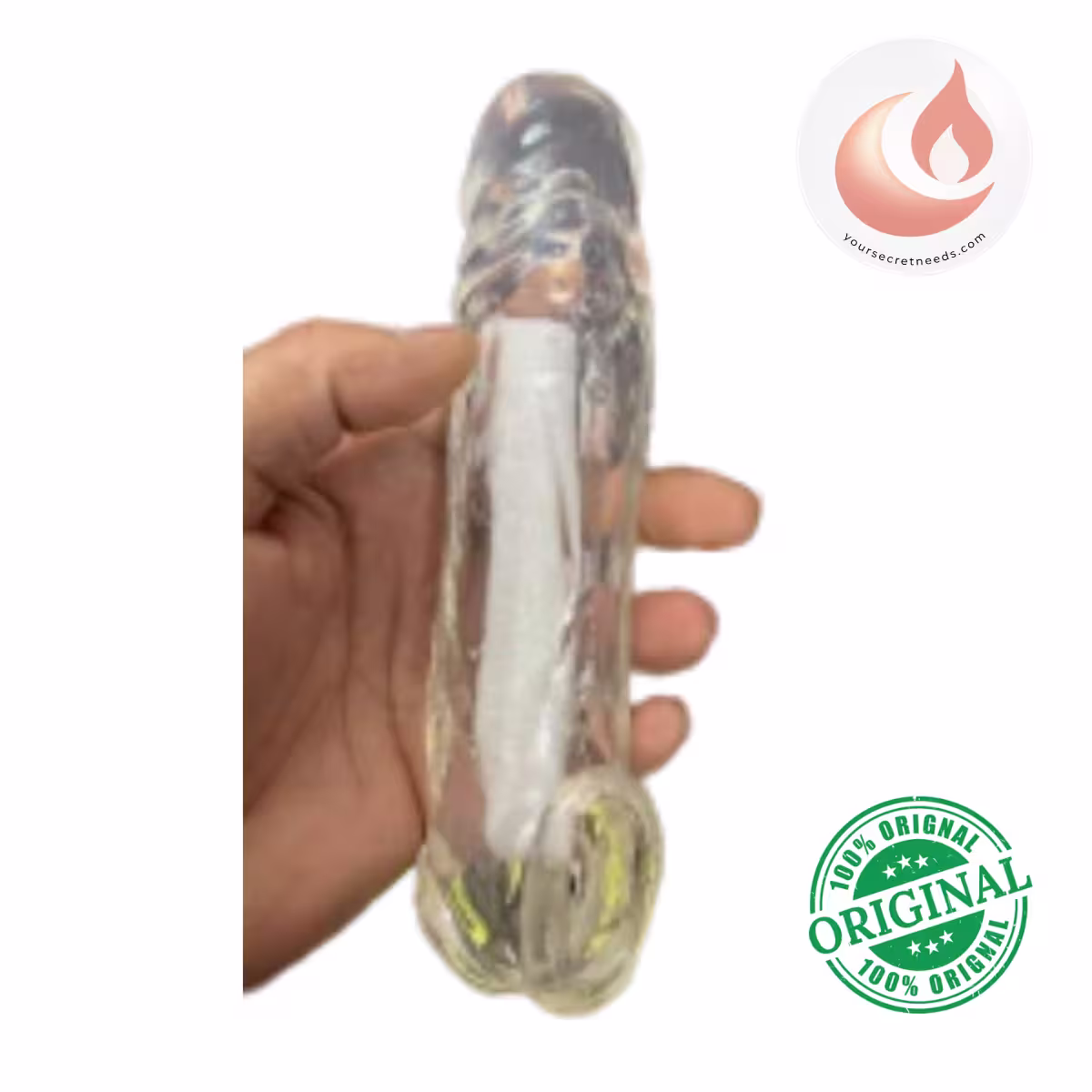 Transparent 6-Inch Textured Sleeve