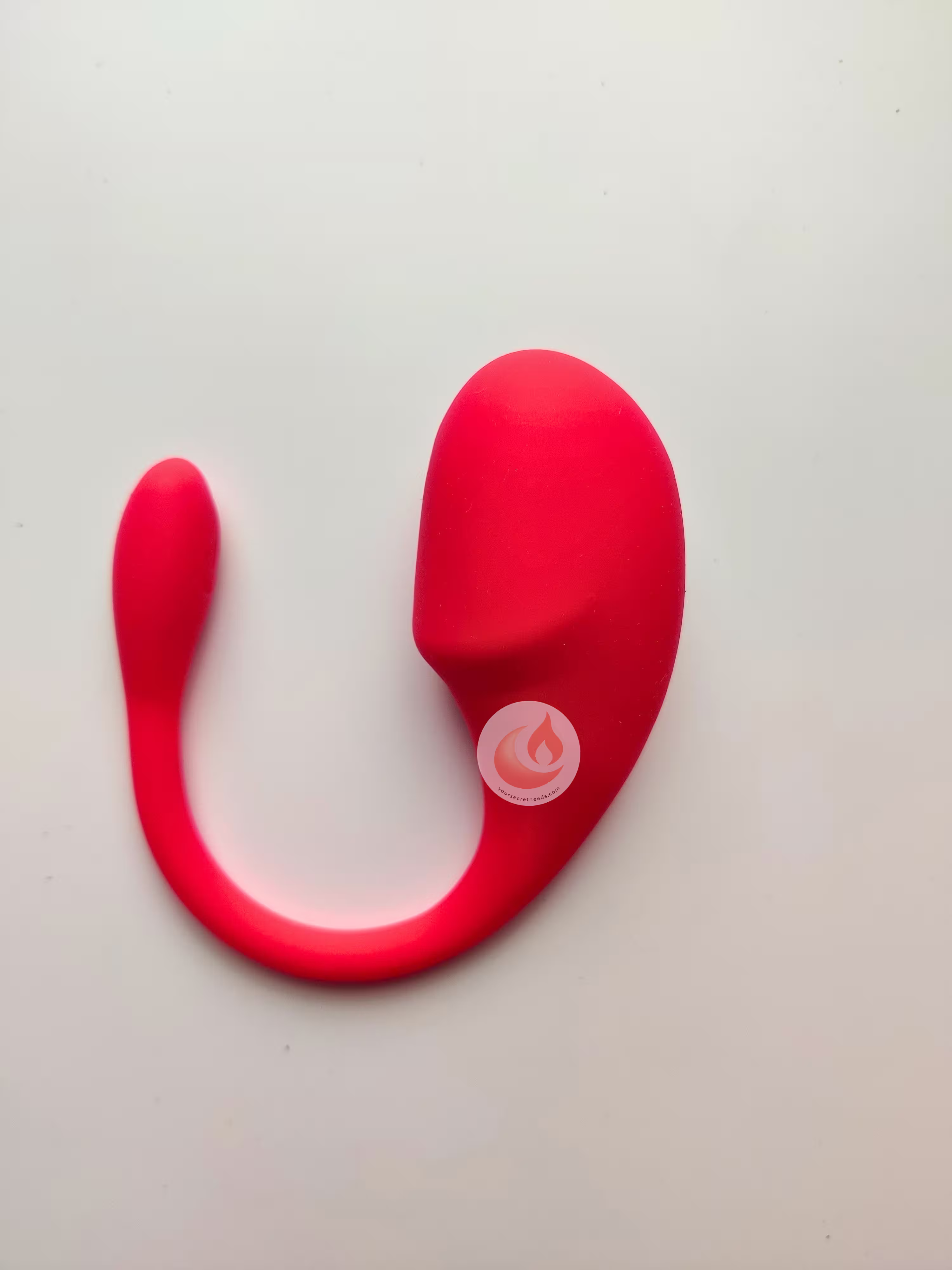 Ishaara Egg showing the flexible tail and power button