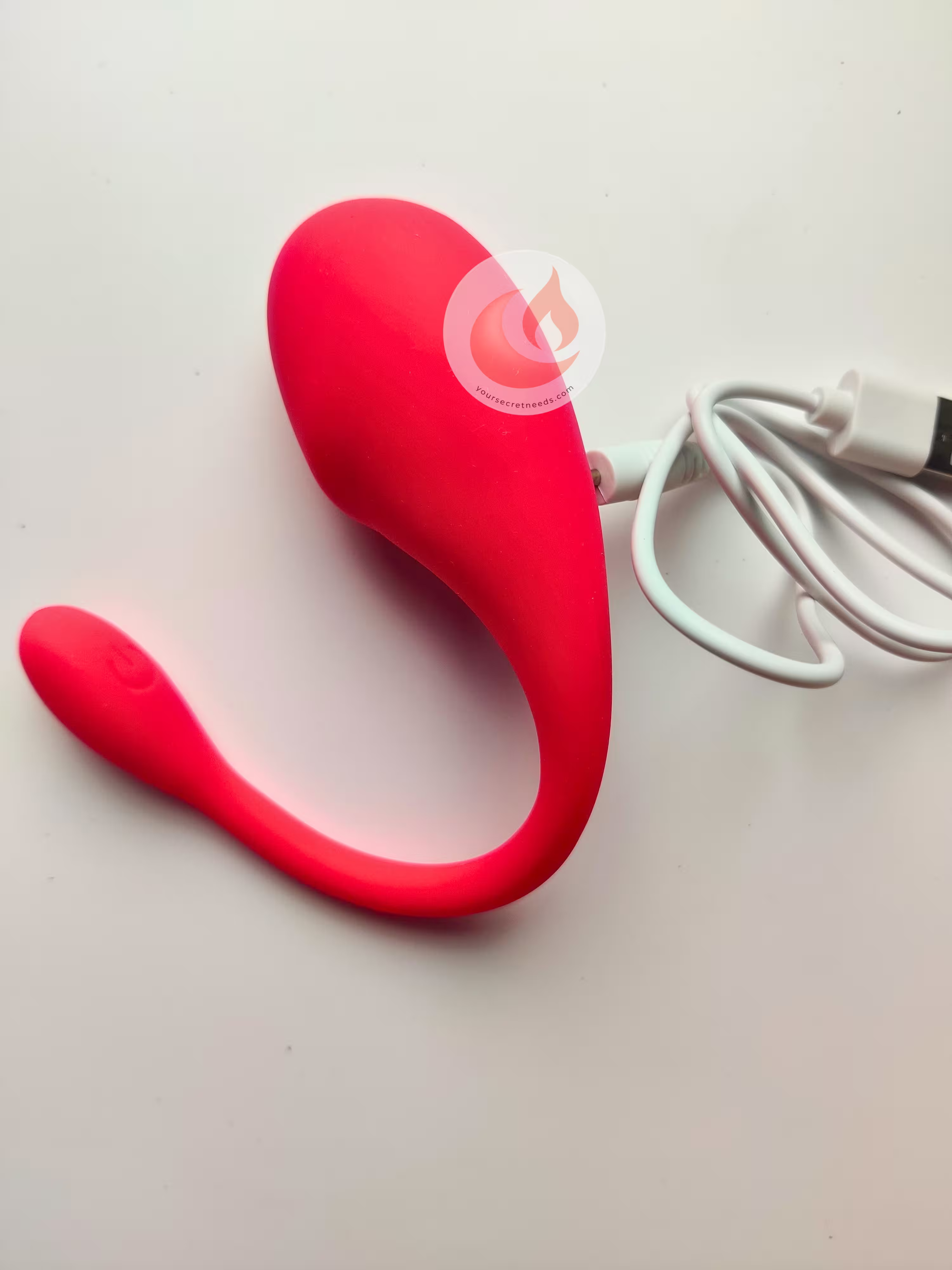Ishaara Egg with its USB charging cable
