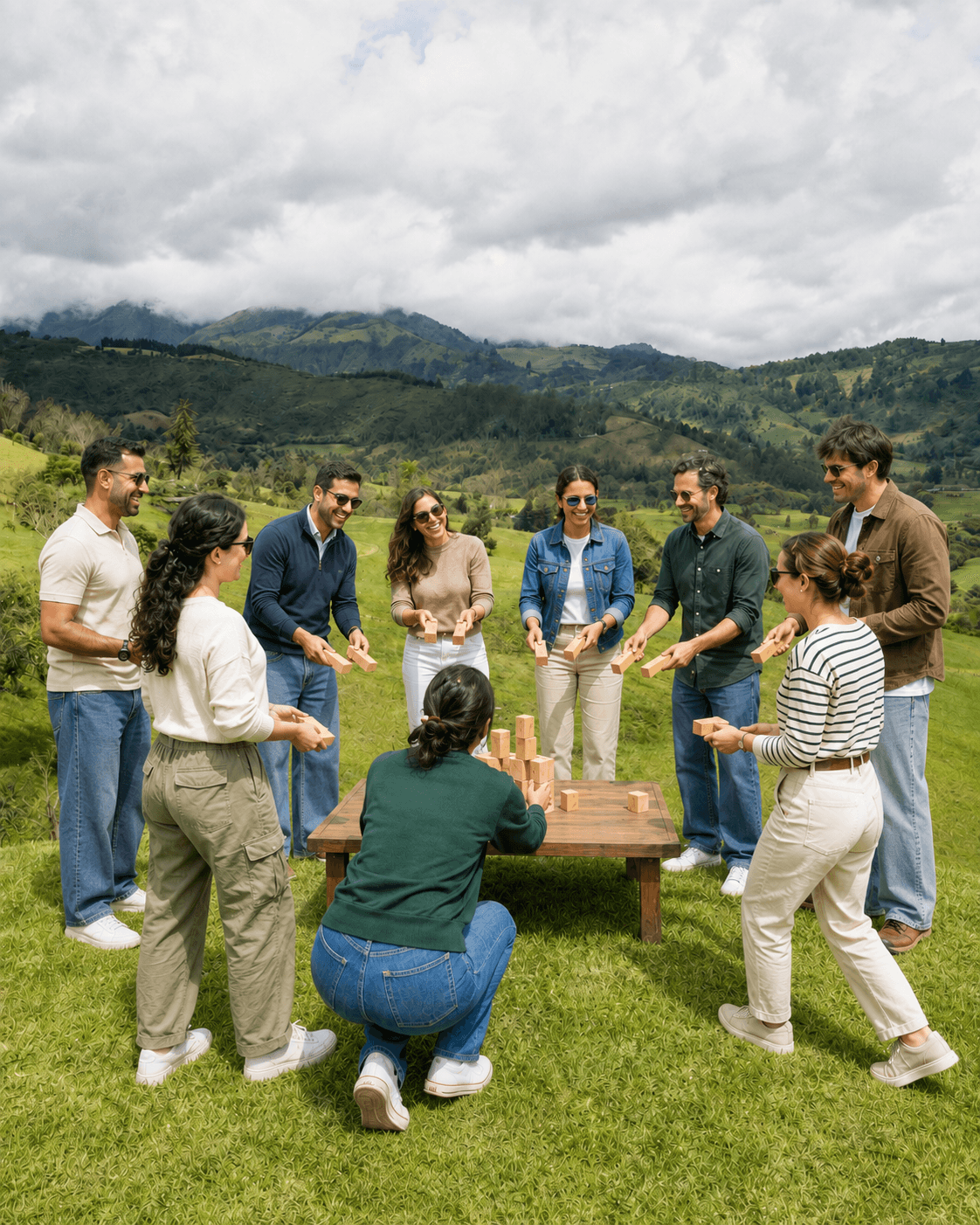 Dinámica de integración al aire libre