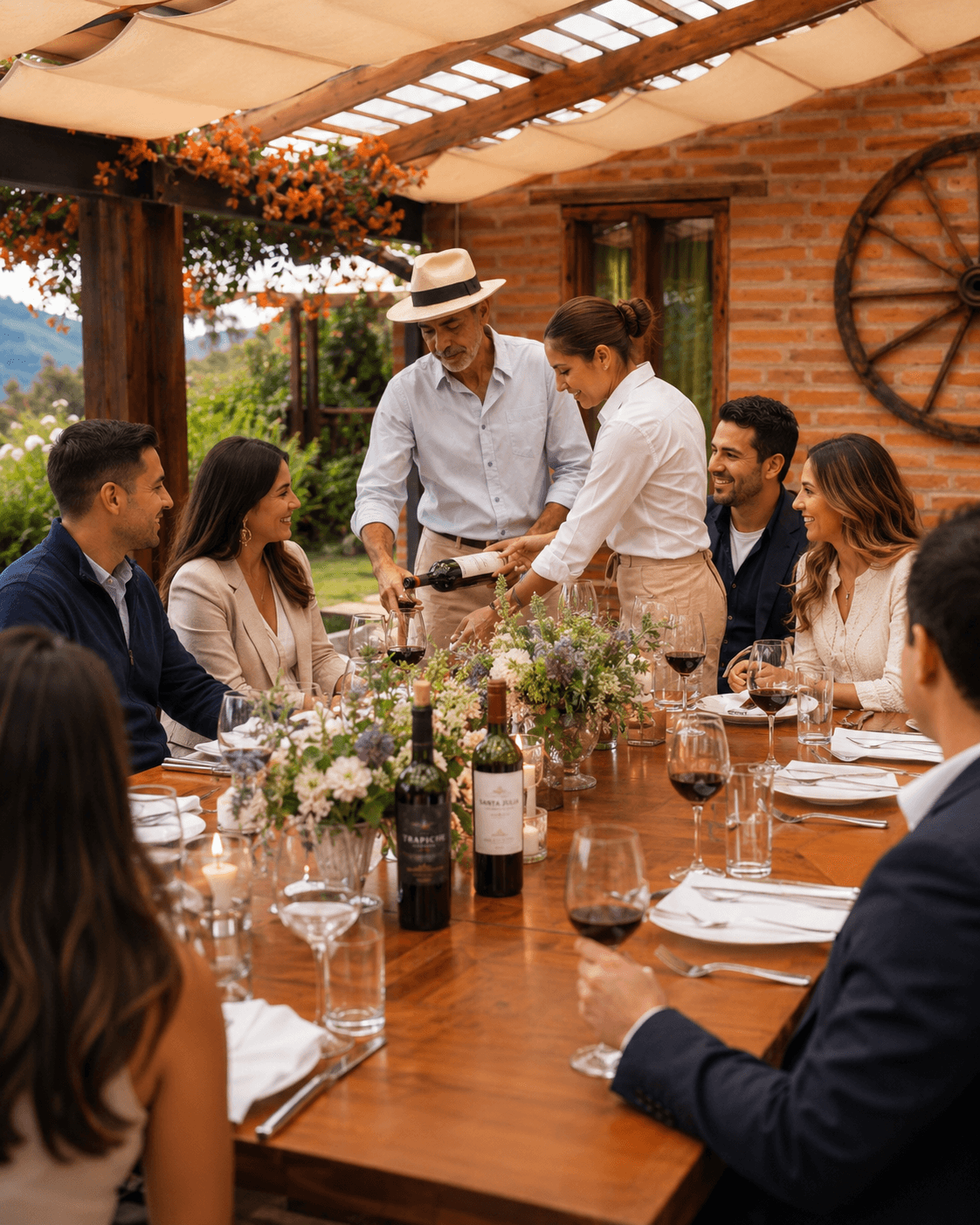 Brindis en evento de empresa