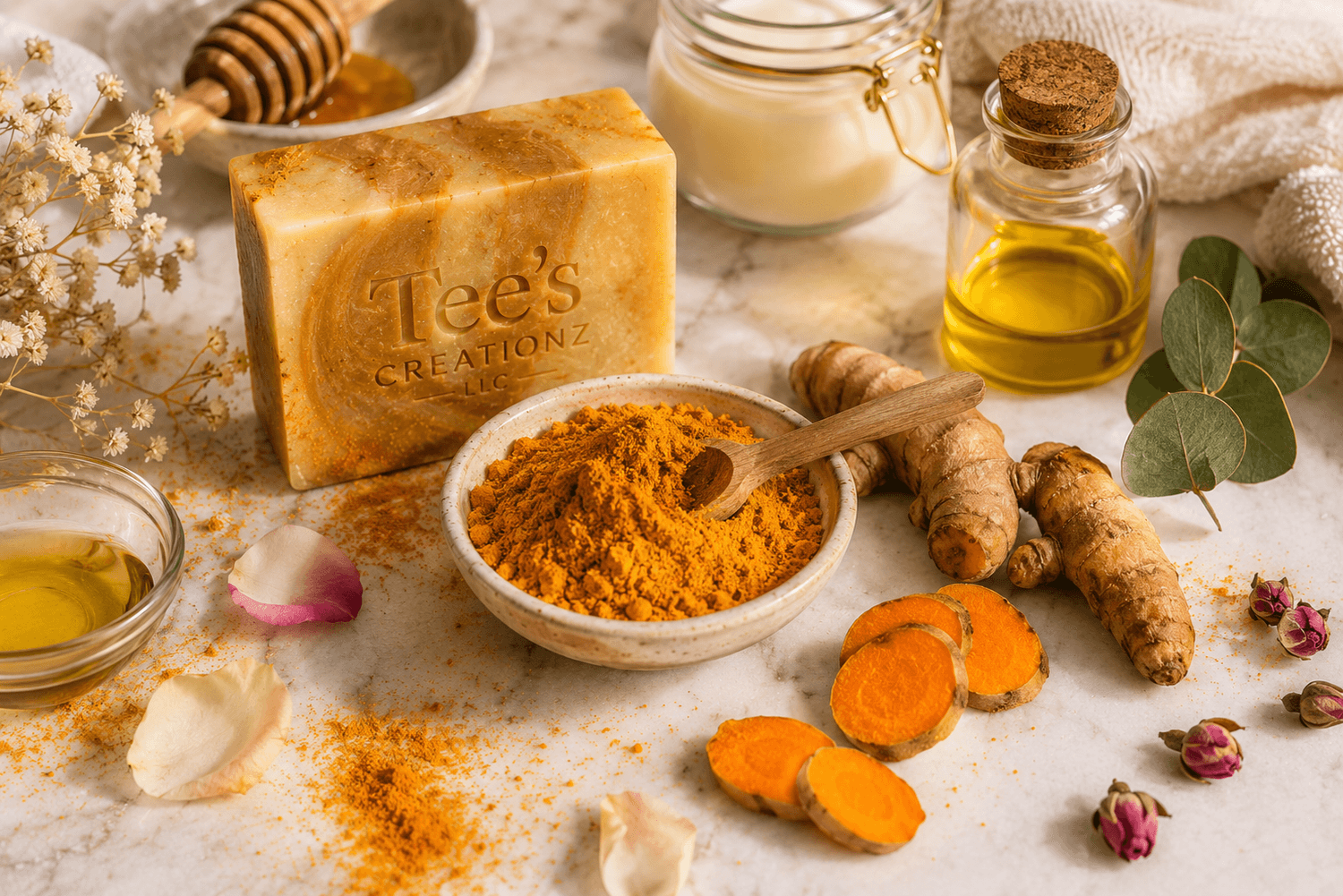 Turmeric inspired body care ingredients