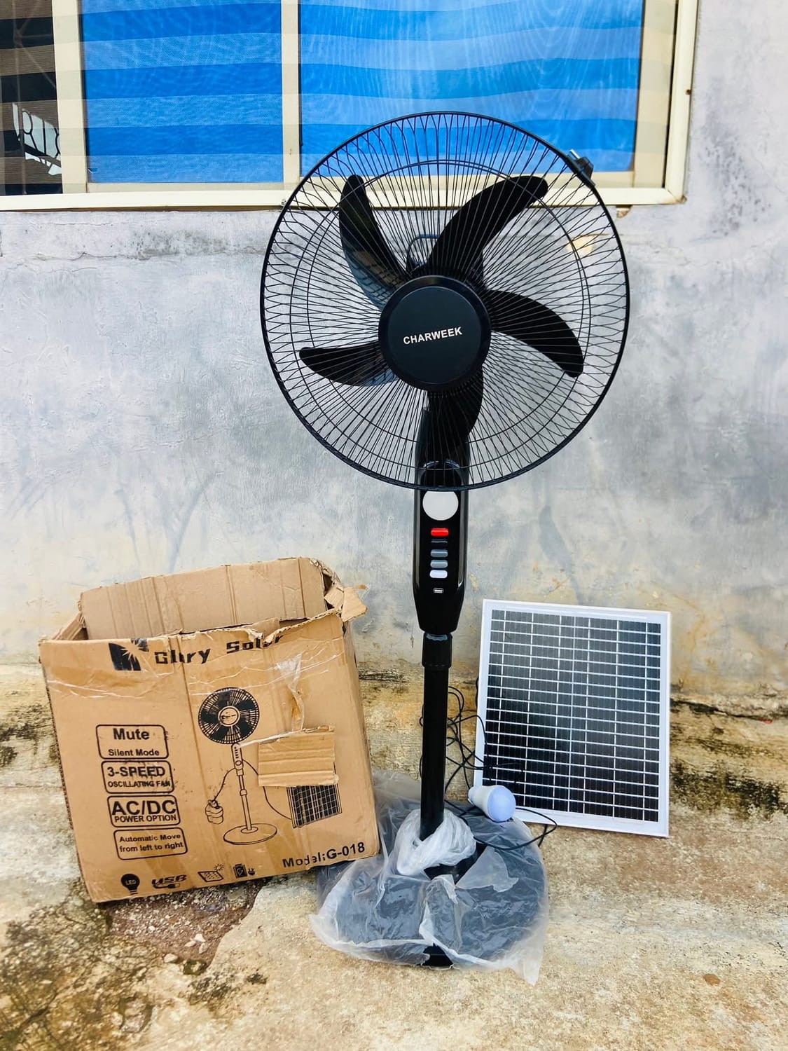 Customer receiving package