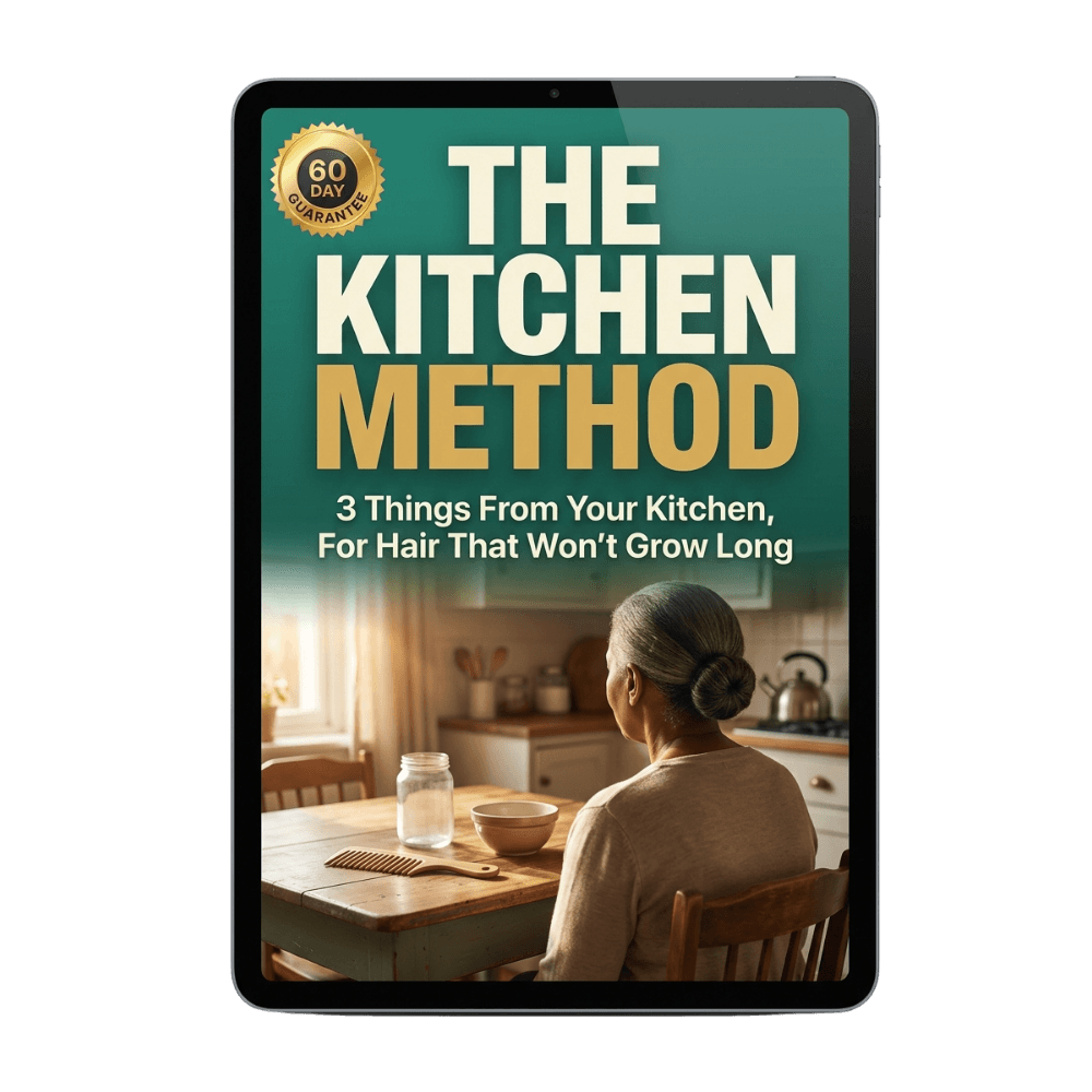The Kitchen Method book on a tablet