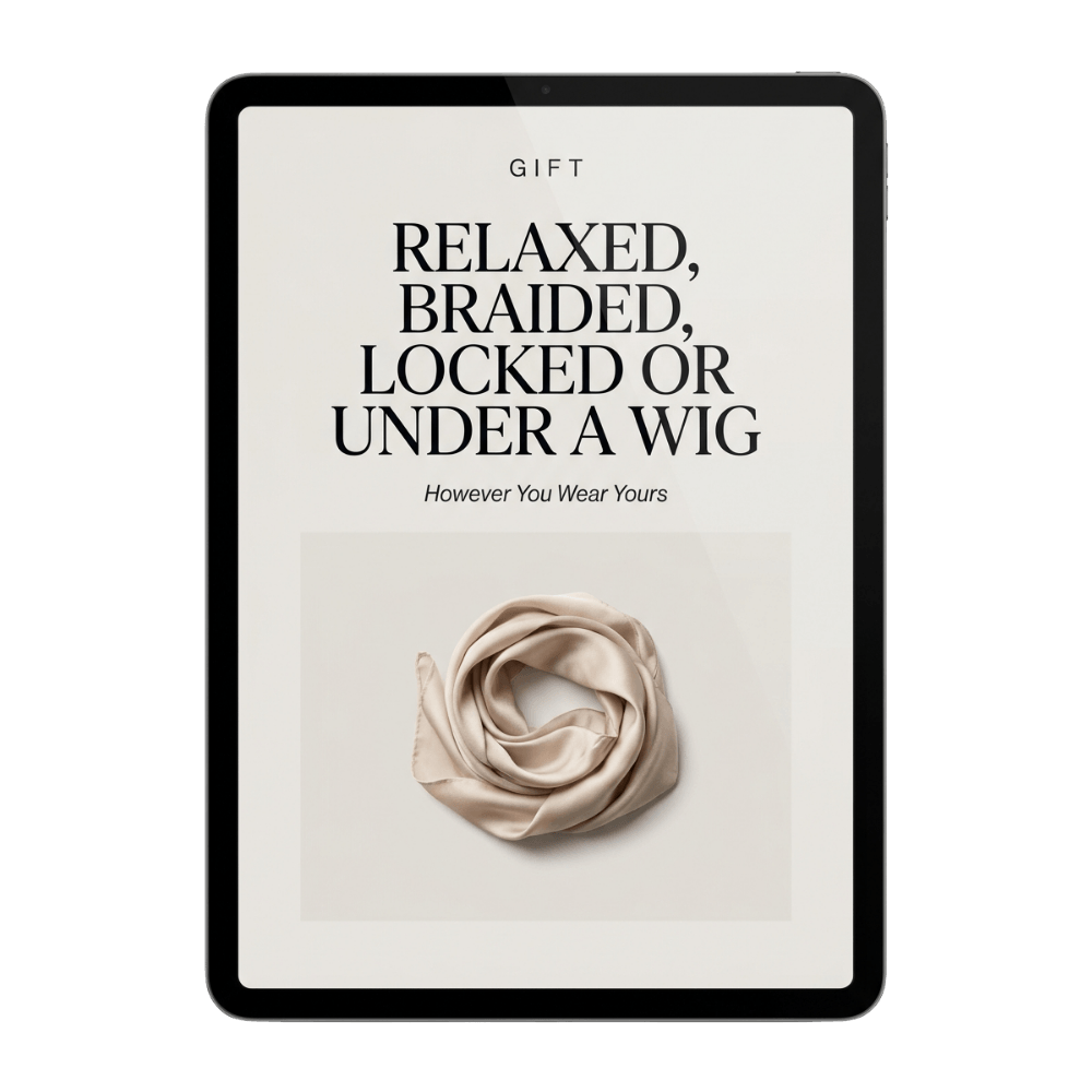 Relaxed, Braided, Locked Or Under A Wig cover