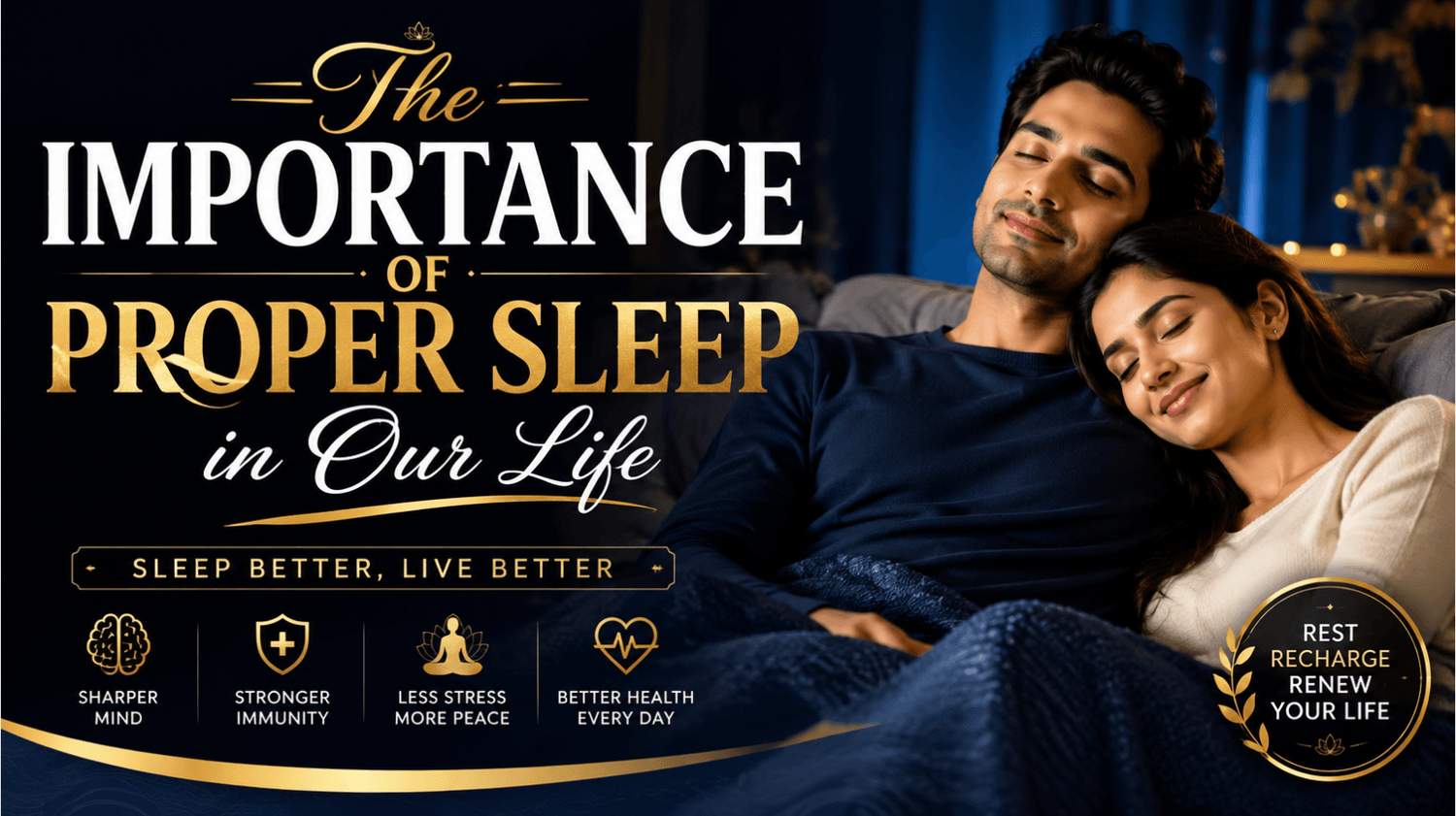 Importance of Proper Sleep for a Healthy Life