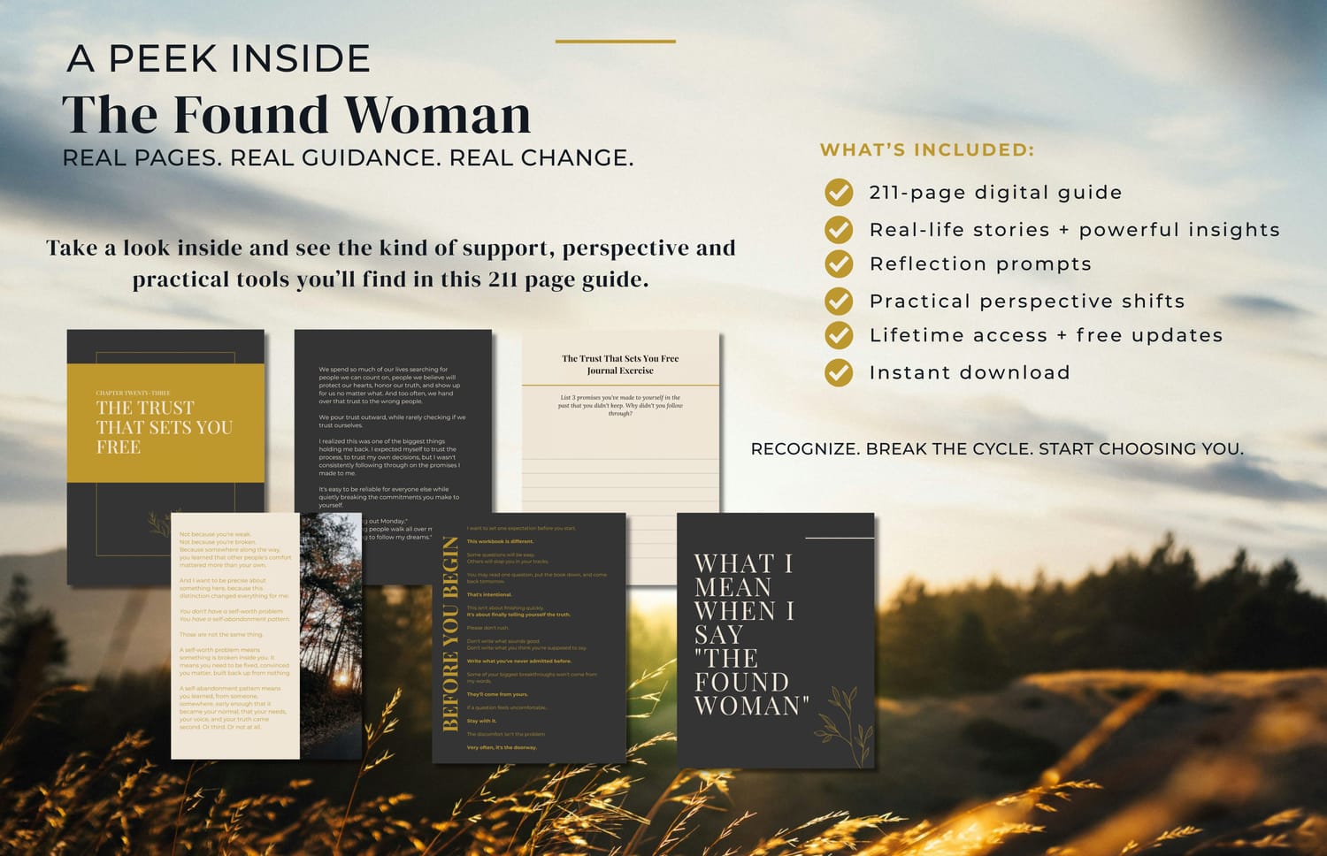 A peek inside The Found Woman