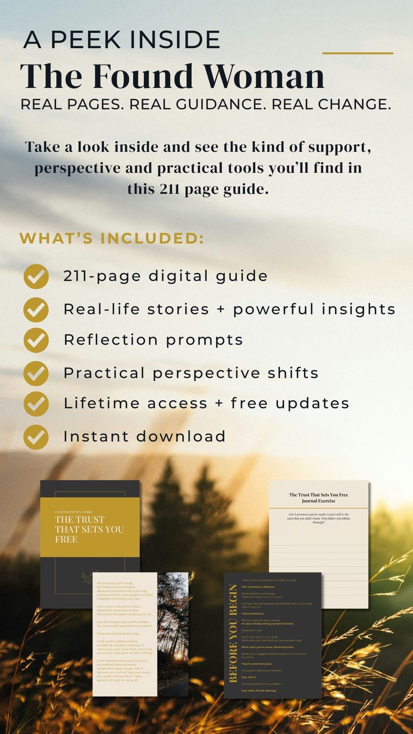 A peek inside The Found Woman