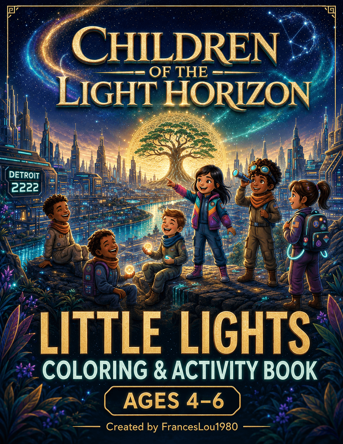 Little Lights coloring book for ages 4 to 6
