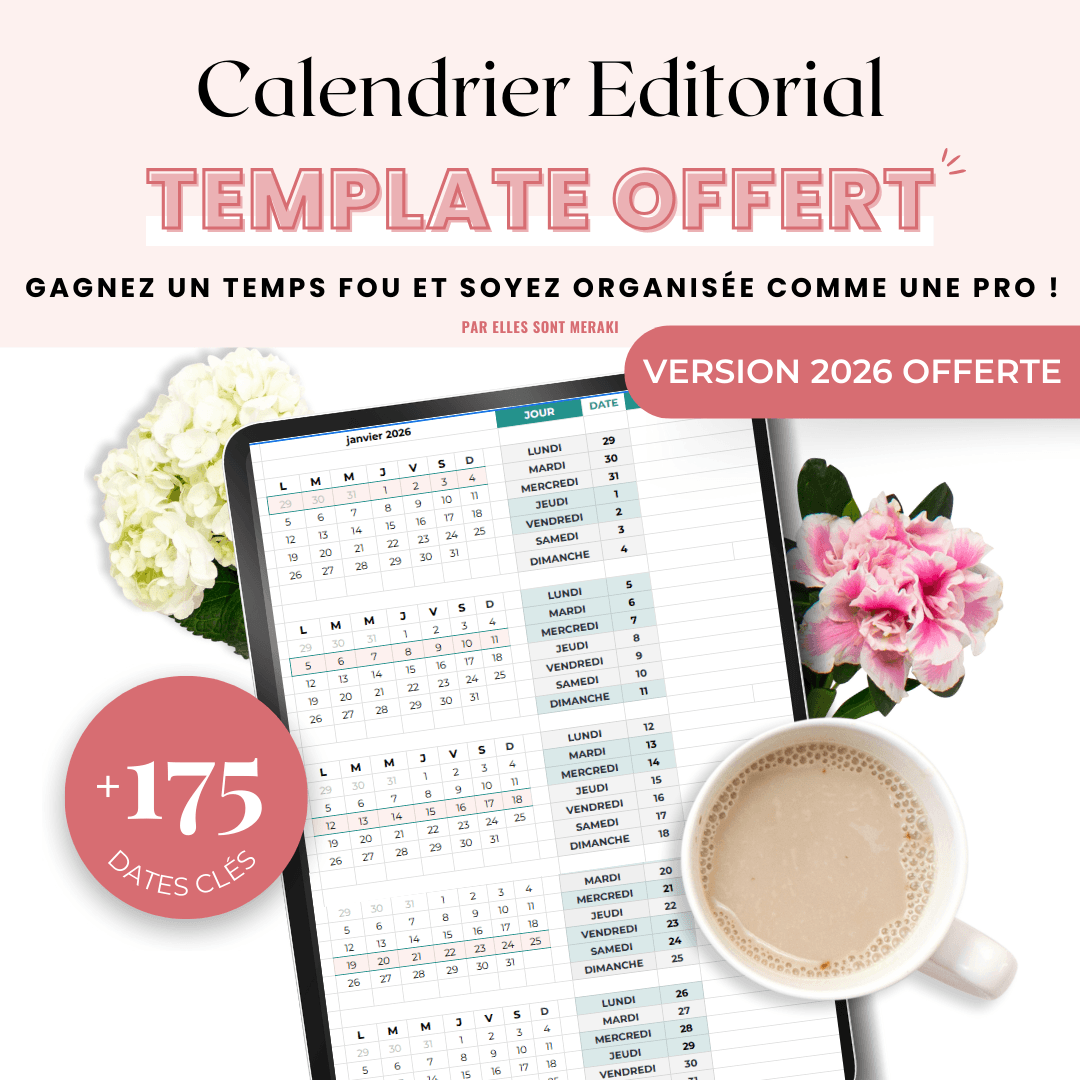 Calendrier editorial 2024