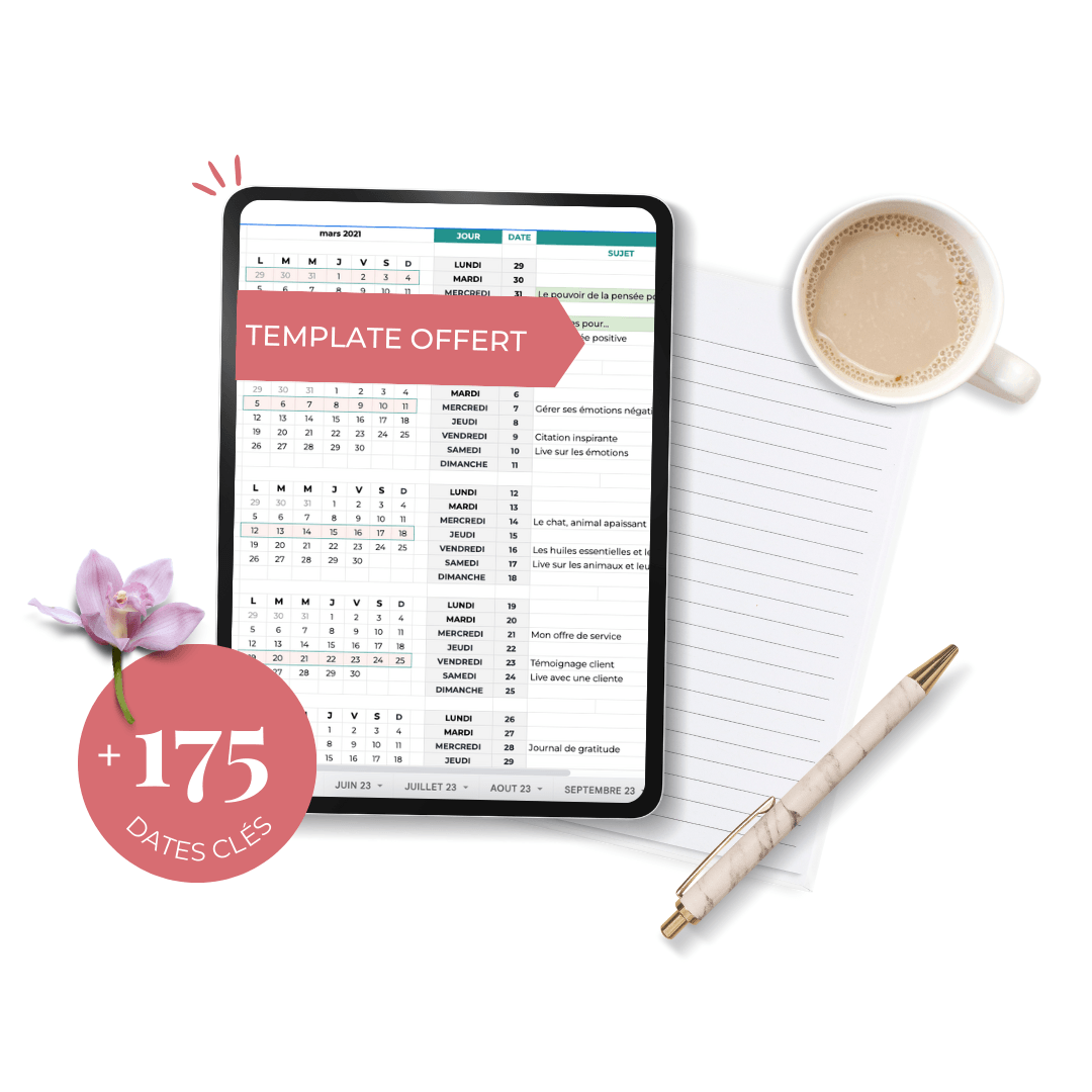 Calendrier editorial 2023