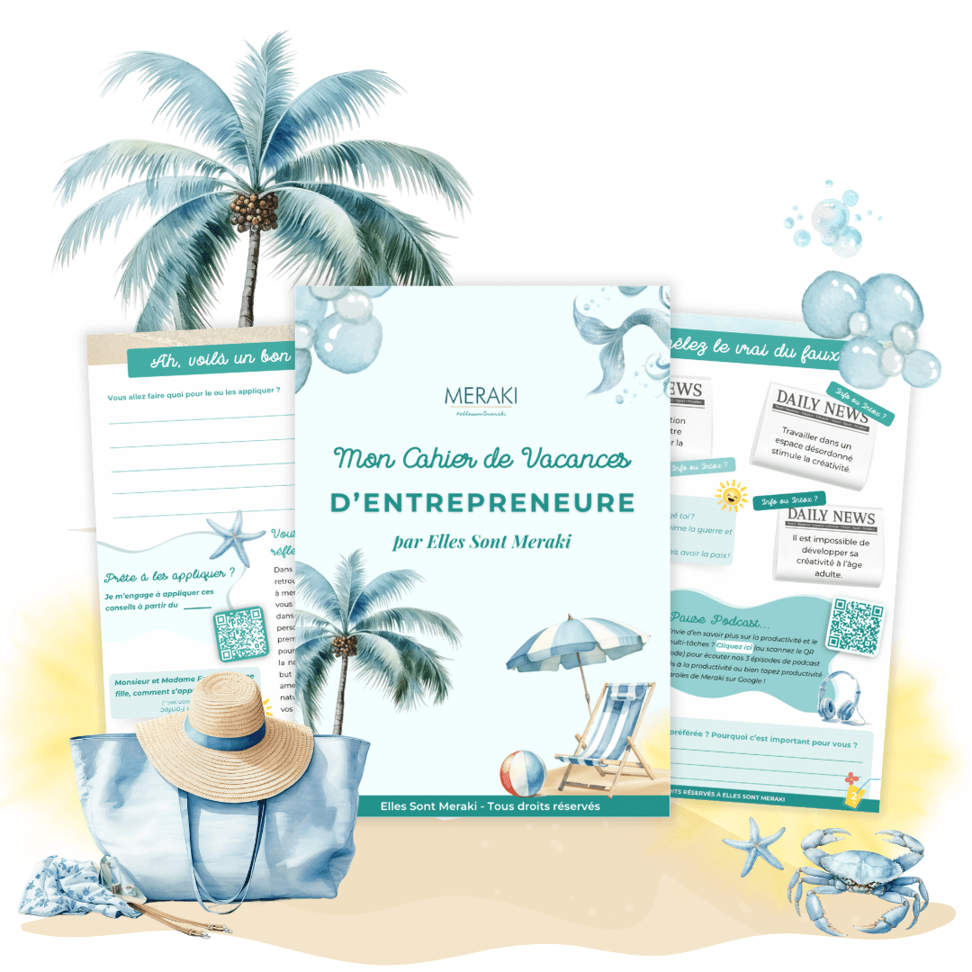 Aperçu du Cahier de Vacances pour entrepreneures
