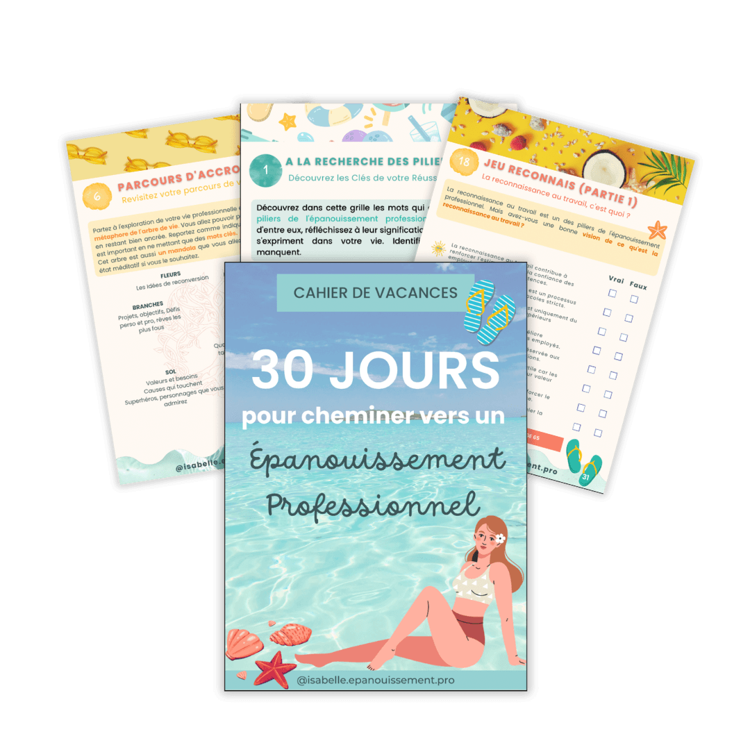 Cahier créé par Isabelle