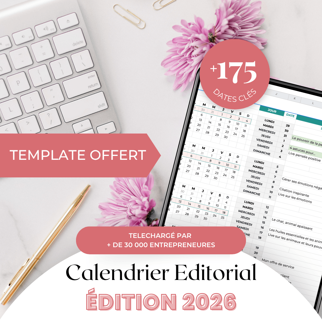 Aperçu du Calendrier Éditorial 2026 d'Elles Sont Meraki