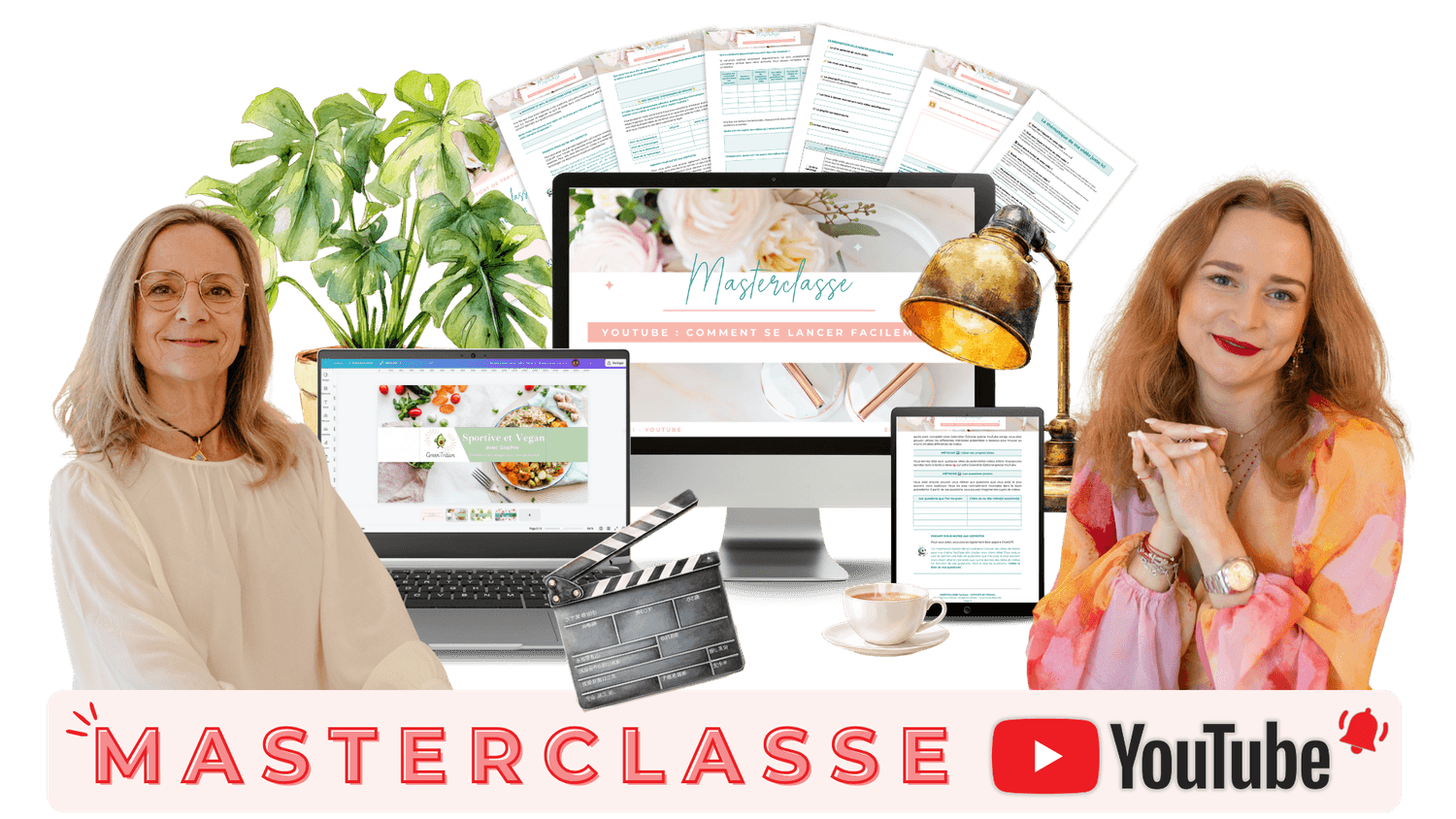 Aperçu de la Masterclasse YouTube : supports, vidéos et bonus
