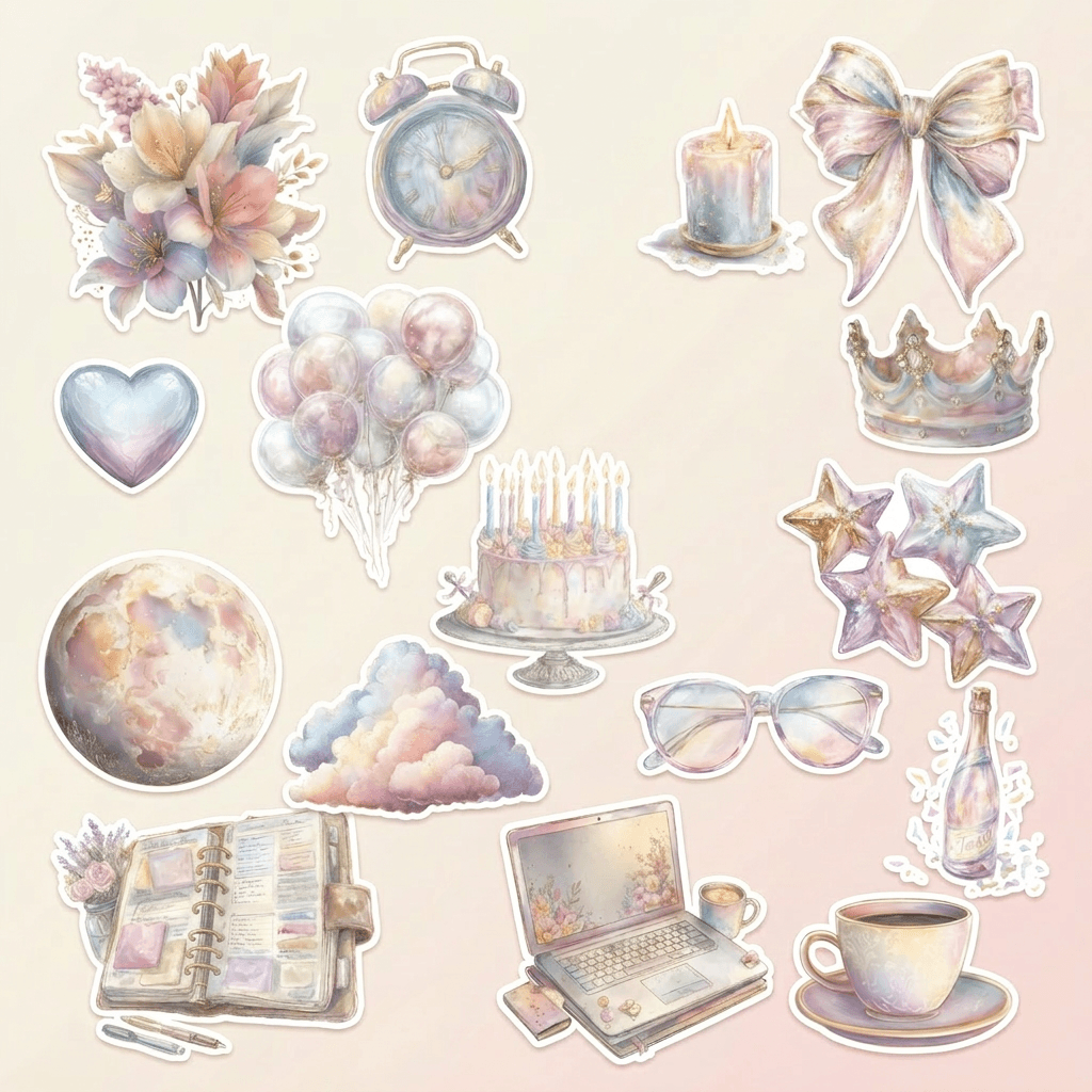 Aperçu du kit de plus de 100 illustrations créatives