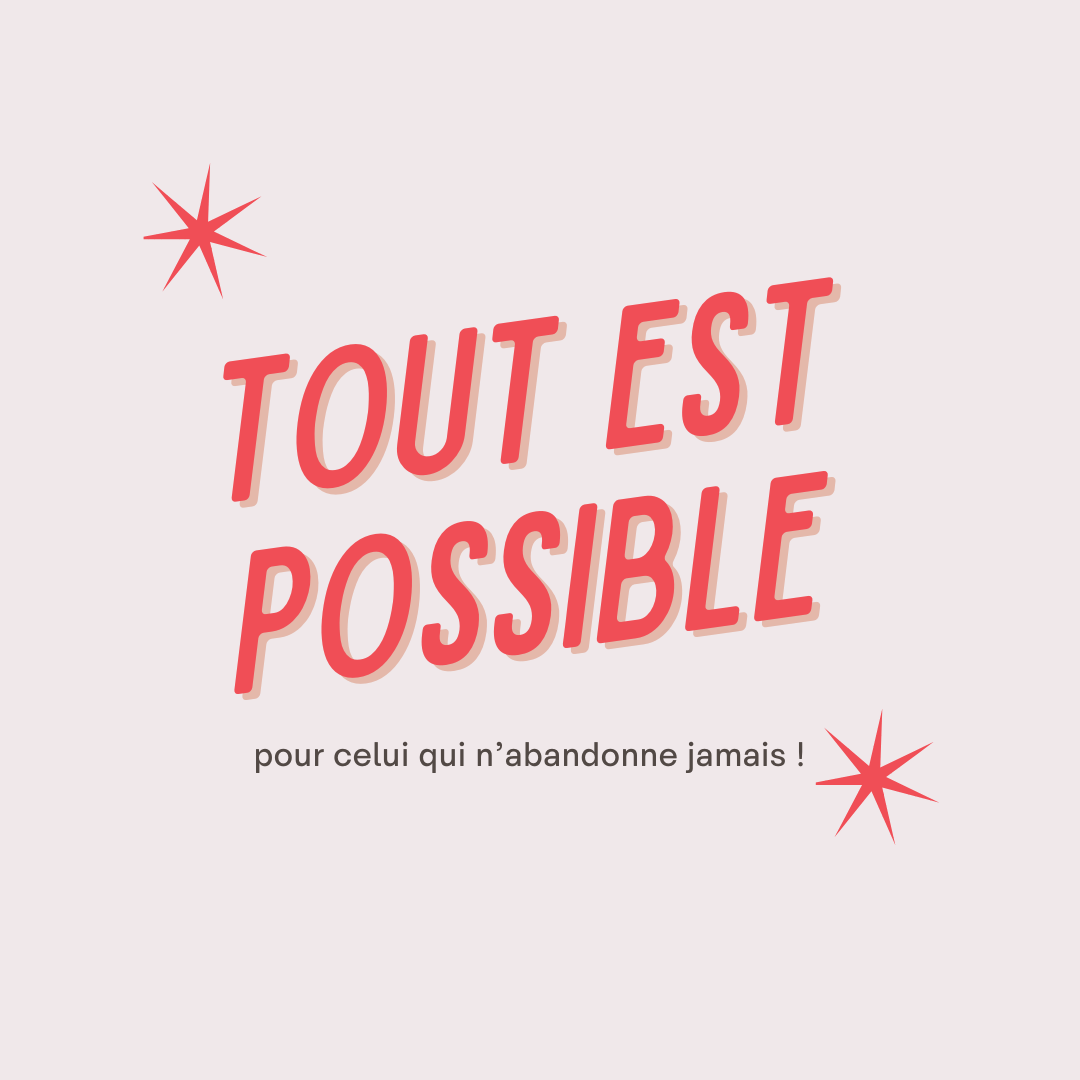Tout est possible avant le kit