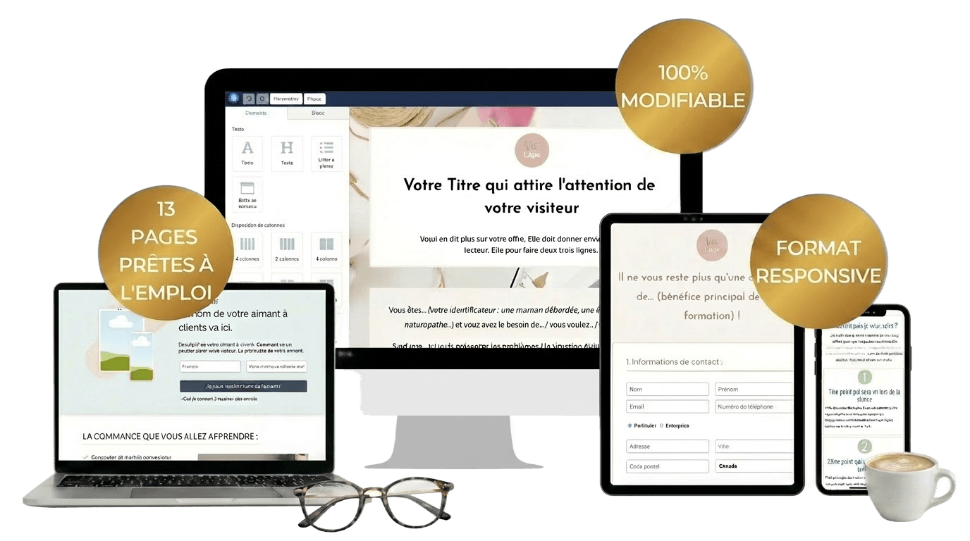 Kit de templates de tunnels de vente
