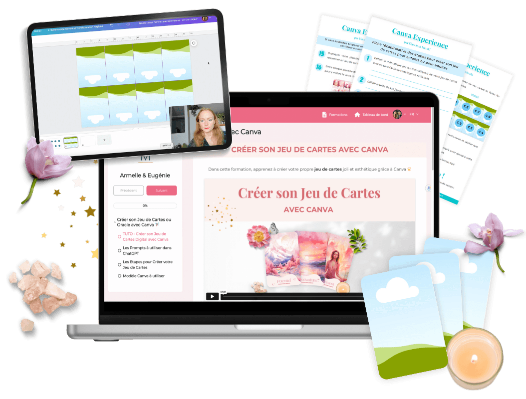 Aperçu de la mini-formation pour créer votre Oracle sur Canva